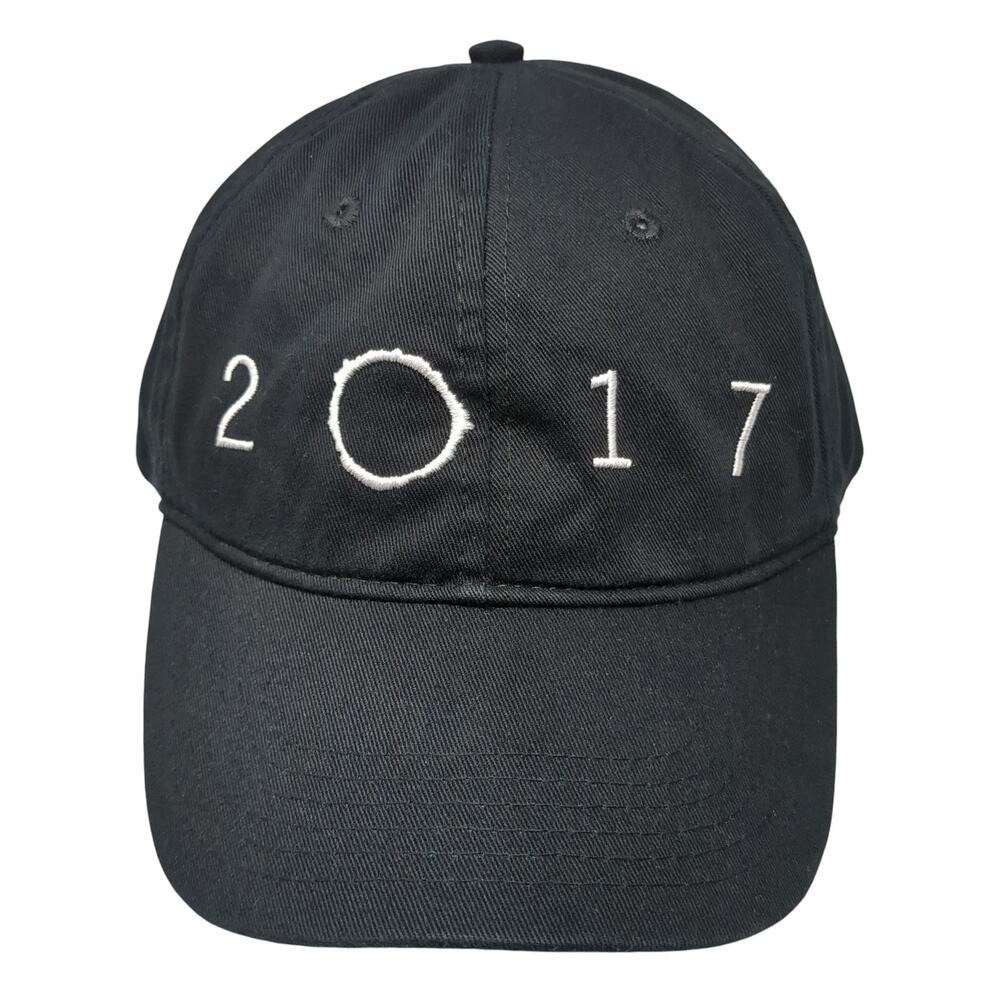 2017 Slideback Baseball Cap Black One Size Embroidered Great American Eclipse